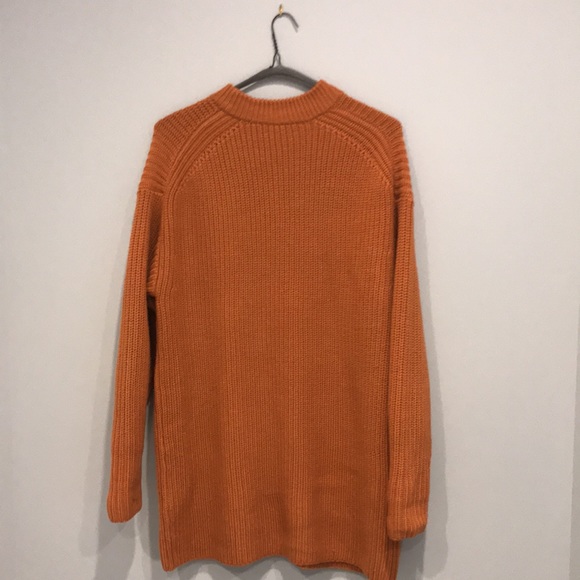 Aritzia Orange Knit Sweater - Picture 2 of 2